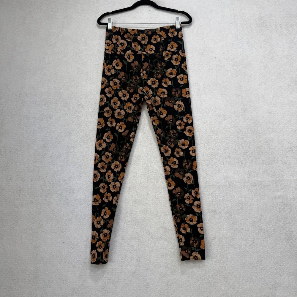 Sunday Best Leggings Womens Medium Floral Stretch High Rise Yoga Pants Athletic - Picture 6 of 7